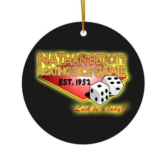 Discover Nathan Detroit's Dice Game - Guys And Dolls - Ceramic Ornaments
