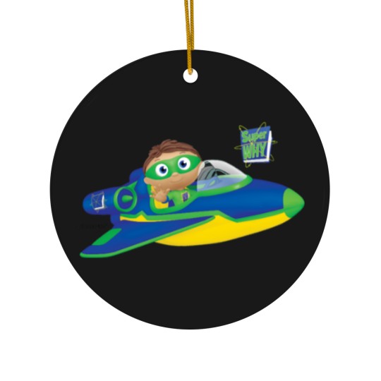 Discover Super WHY! Super Why Plane Active Ceramic Ornaments