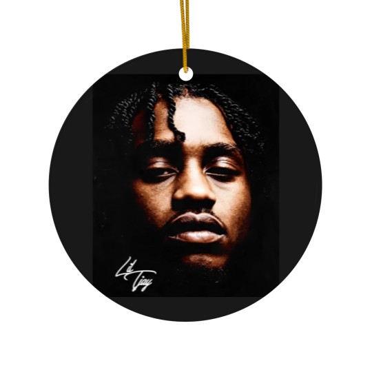 Discover Lil Tjay Ceramic Ornaments Gift For Women and Man Lil Tjay Ceramic Ornaments Rapper Lil Tjay
