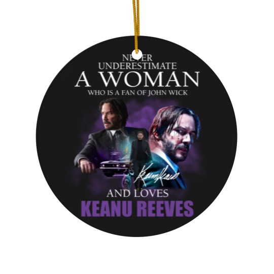 Discover Keanu Reeves Ceramic Ornaments, John Wick, Keanu Reeves Ceramic Ornaments