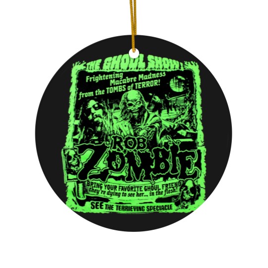 Discover Hot Rob Zombie Singer Ceramic Ornaments New Popular Unisex S-5XL Ceramic Ornaments For Fan