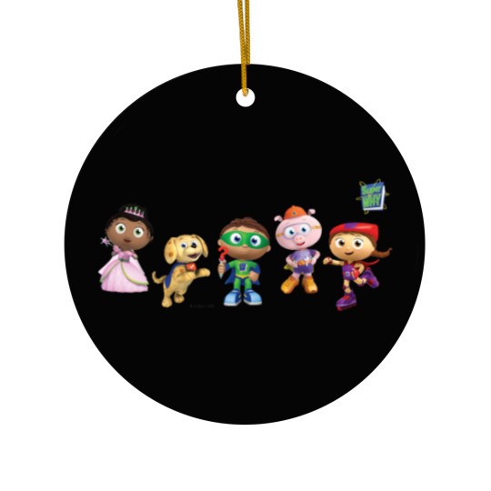 Discover Super WHY! Super Readers GroupSuper WHY! Super Readers Group Ceramic Ornaments