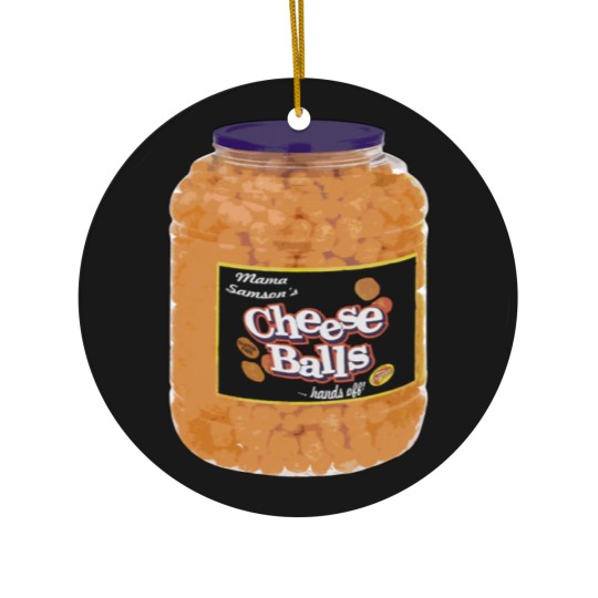 Discover Cheese Balls fan art parody Ceramic Ornaments Ceramic Ornaments