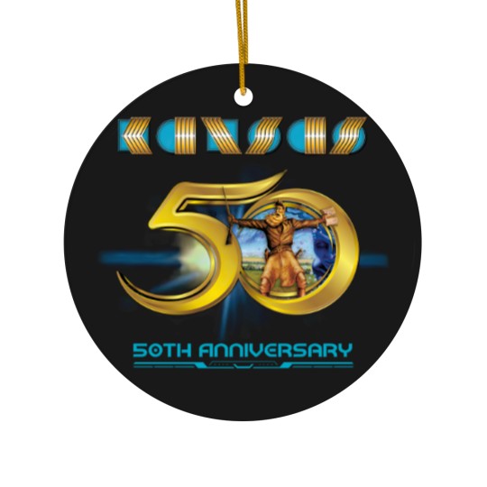 Discover Kansas Band 50th Anniversary Ceramic Ornaments
