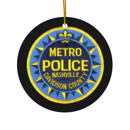 Discover Nashville Metropolitan Police | Classic Ceramic Ornaments