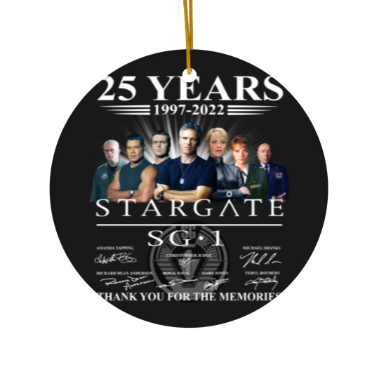Discover Stargate SG1 25 years 1997-2022 Thanks you for the memories Ceramic Ornaments