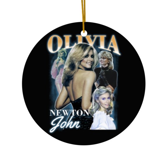 Discover Olivia Newton John Ceramic Ornament - Fun Pop Culture Decoration