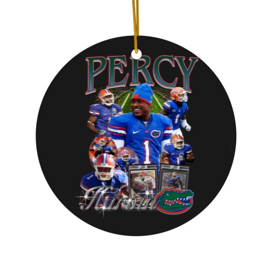 Discover Vintage 90s Graphic Style Percy Harvin Ceramic Ornaments, Percy Harvin Vintage Ceramic Ornaments, American Football Gift