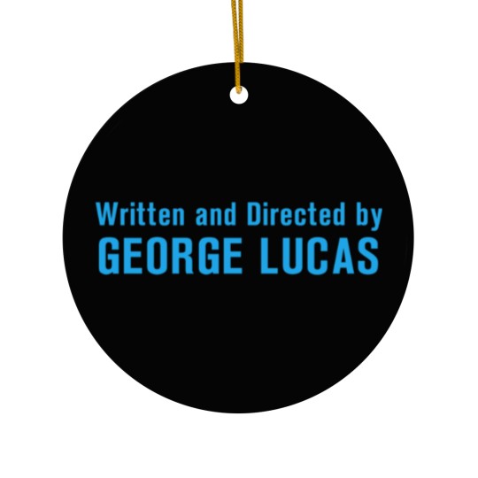 Discover Written and Directed by George Lucas Ceramic Ornaments