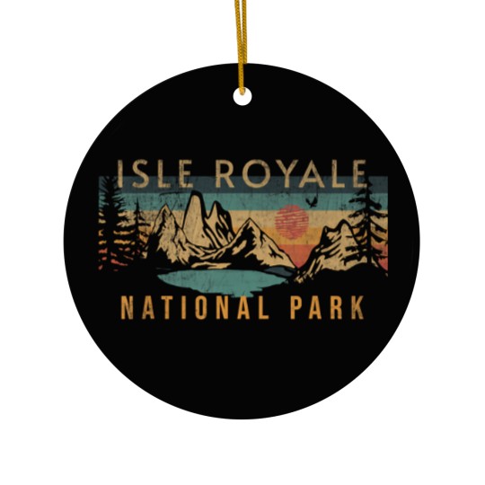Discover isle royale national park Ceramic Ornaments