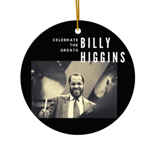 Discover Billy Higgins Great Jazz DrummerMusician Ceramic Ornaments