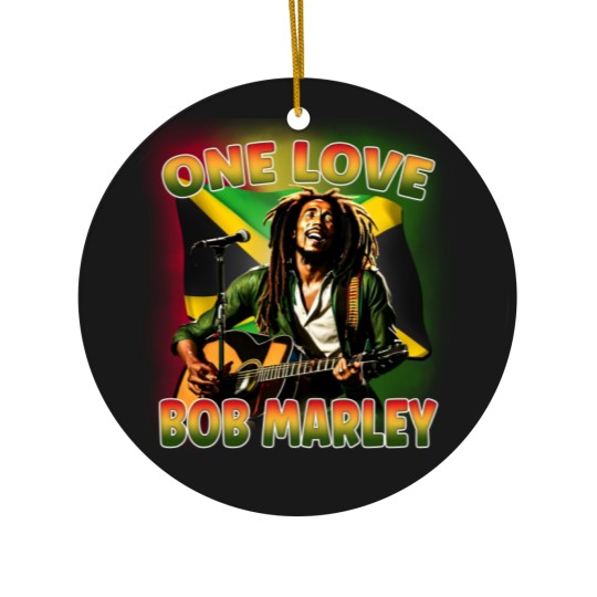 Discover Bob Marley One Love Ceramic Ornaments, Bob Marley Ceramic Ornaments