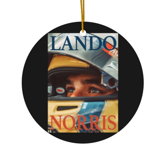 Discover Lando Norris Ceramic Ornaments, Racing Team Ceramic Ornaments, Driver Ceramic Ornaments, Fan Gift