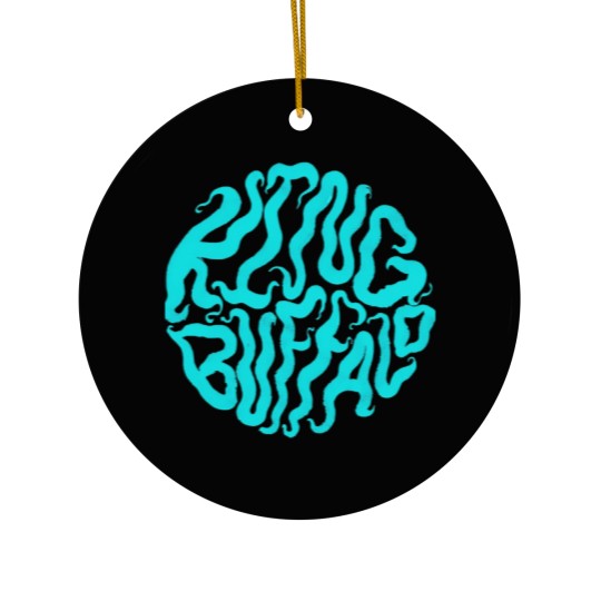 Discover King Buffalo, black and blue Ceramic Ornaments