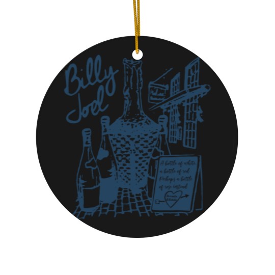 Discover Vintage Billy Joel Concert Crewneck Unisex Ceramic Ornaments