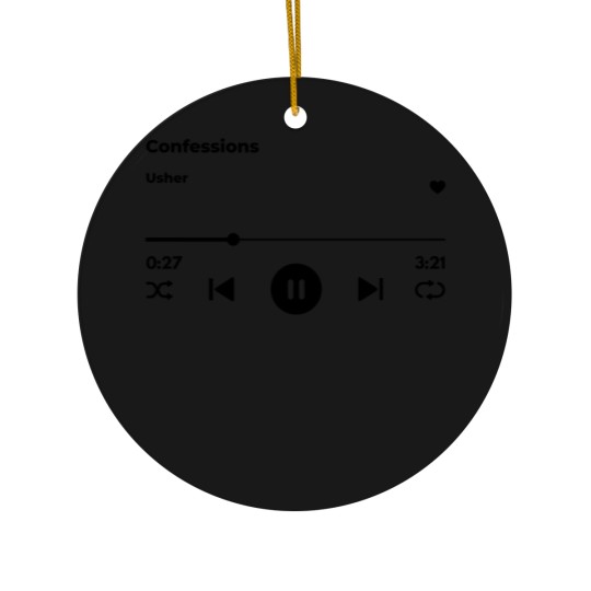 Discover Usher Confessions Ceramic Ornaments | Hip Hop Fashion | R&B Ceramic Ornaments