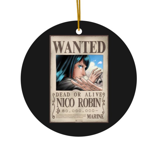 Discover WANTED NICO ROBIN Ceramic Ornaments
