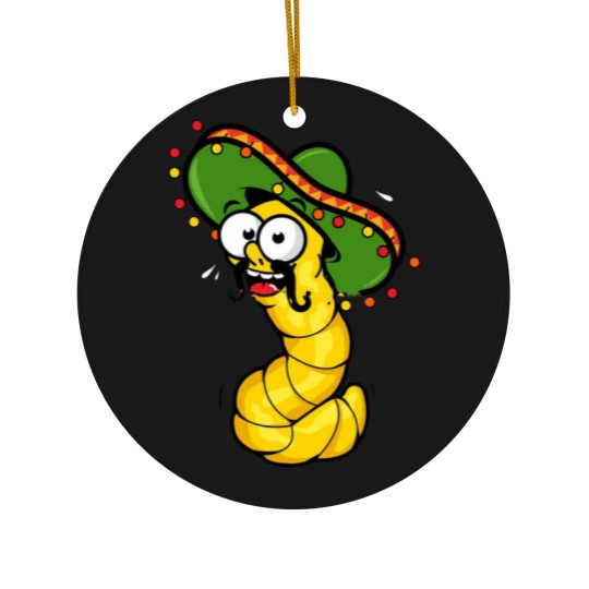 Discover Tequila Worm Ceramic Ornaments