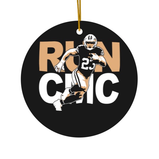 Discover San Francisco Christian McCaffrey "RUN CMC" Ceramic Ornaments