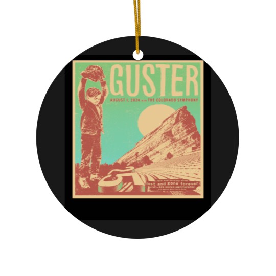 Discover Guster 25th Anniversary Show Red Rocks Amphitheatre Ceramic Ornaments