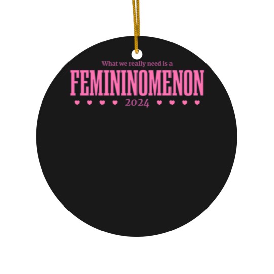 Discover Femininomenon 2024 Ceramic Ornaments, Madam President Ceramic Ornaments, Kamala Ceramic Ornaments, chappel roan