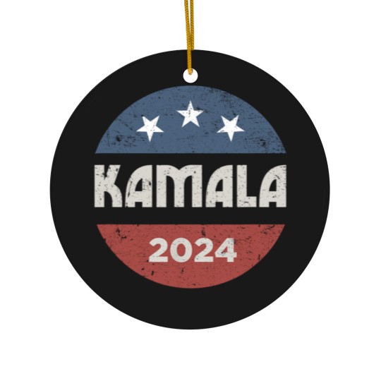 Discover Kamala Harris 2024 For President Campaign Ceramic Ornaments