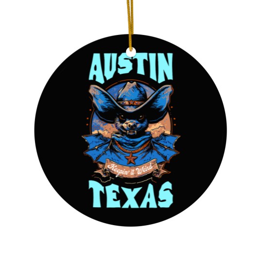 Discover Texas Pride Keep It Weird Austin Austin Bats Ceramic Ornaments