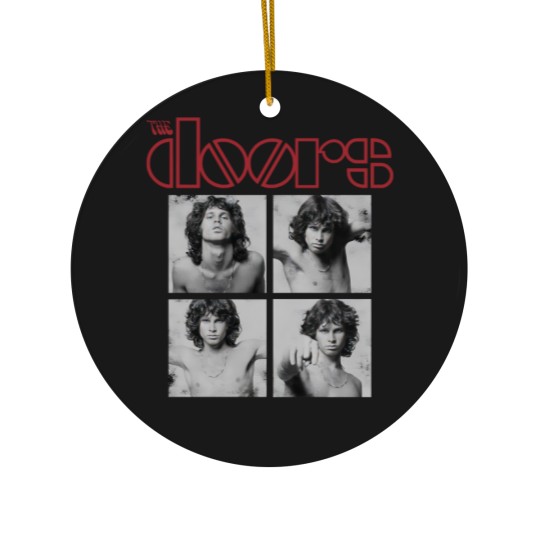 Discover The Doors: Jim Morrison Boxes Black Ceramic Ornaments