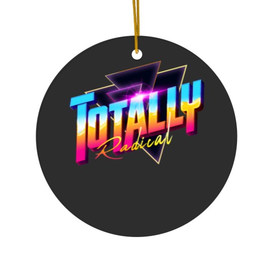 Discover Totally Radical 80s Synthwave Outrun Ceramic Ornaments