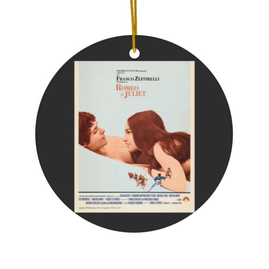 Discover Romeo and Juliet 1968 Film Poster Spiral Notebook Ceramic Ornaments