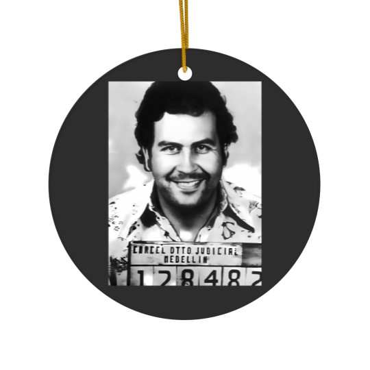 Discover Pablo Escobar dog Ceramic Ornaments