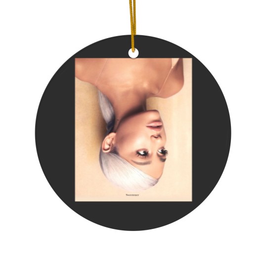 Discover Ariana Sweetener Inspired Graphic Ceramic Ornaments