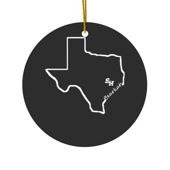 Discover Sam Houston State University Bearkats Ceramic Ornaments