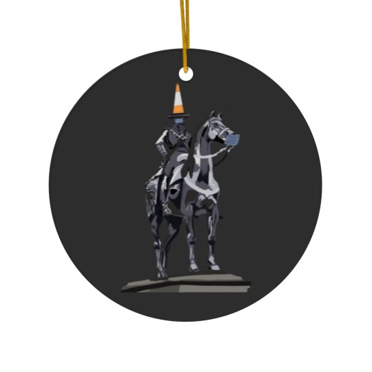 Discover Duke of Wellington Statue Wearing Face Masks Ceramic Ornaments