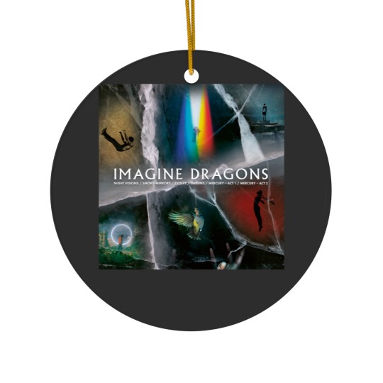 Discover Imagine Dragon Albums Ceramic Ornaments, Imagine Dragon Tour 2024 Ceramic Ornaments