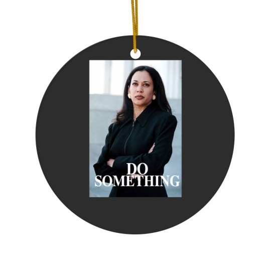 Discover Do Something: Young Kamala Harris Ceramic Ornaments to Unite for Change