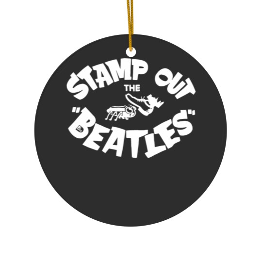 Discover Stamp Out The Beatless Ceramic Ornaments