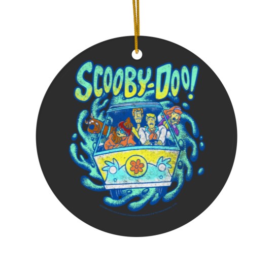 Discover Scooby-Doo Mystery Machine Portal Group Shot Pullover Ceramic Ornaments