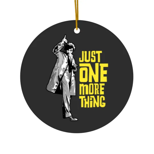 Discover Columbo - Just One More Thing Ceramic Ornaments