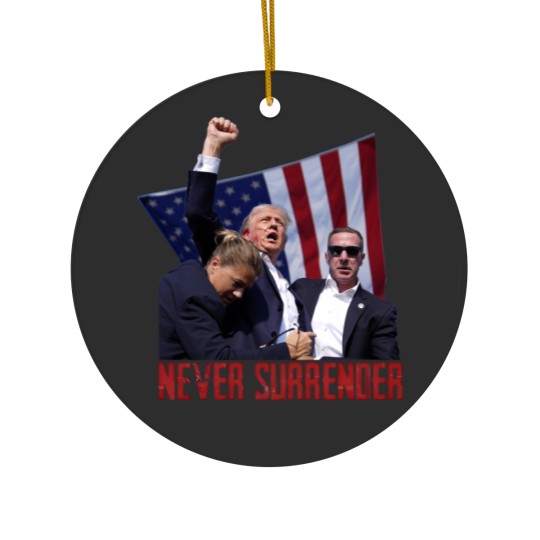 Discover Trump Shot Ceramic Ornaments - Pennsylvania Rally 2024