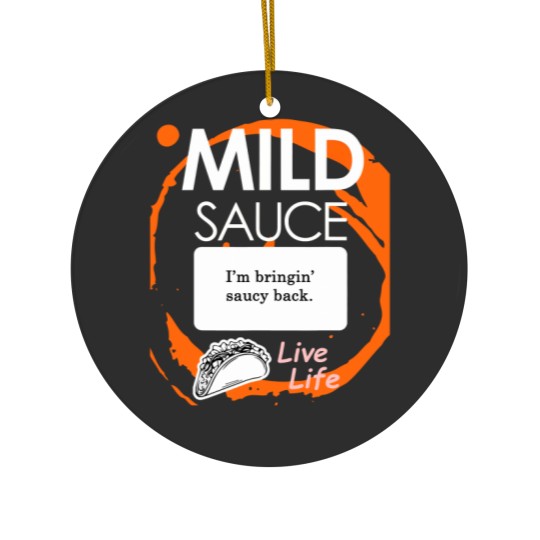 Discover Mild Taco Sauce Ceramic Ornaments - Great Halloween Decorations