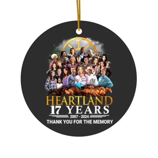 Discover Heartland 17th Anniversary Ceramic Ornament