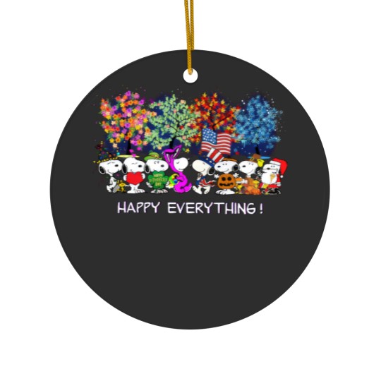 Discover Happy Everything Snoopy Charlie Ceramic Ornaments