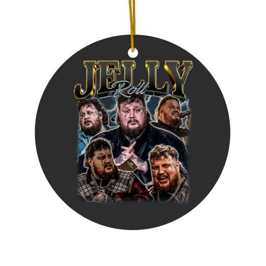 Discover Jelly Roll The Beautifully Broken Tour 2024 Ceramic Ornaments 90S Vintage Concert