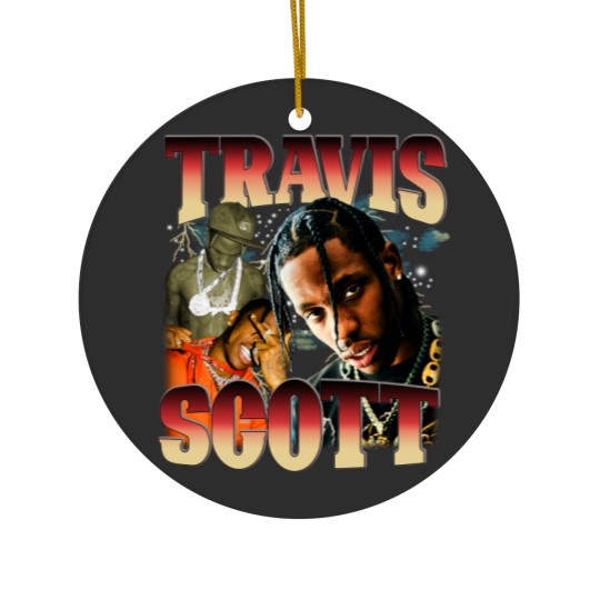 Discover Travis Ceramic Ornaments, 90's Vintage Rap Ceramic Ornaments RPLC26
