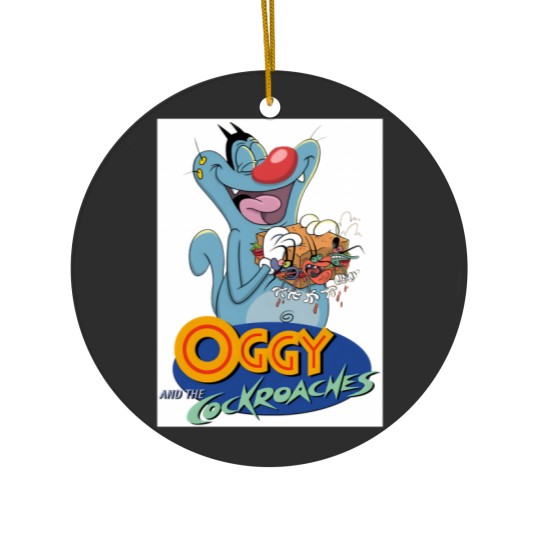 Discover Oggy and the cockroaches Ceramic Ornaments