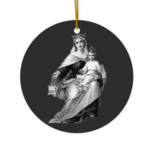 Discover Our Lady of Mount Carmel Ceramic Ornaments
