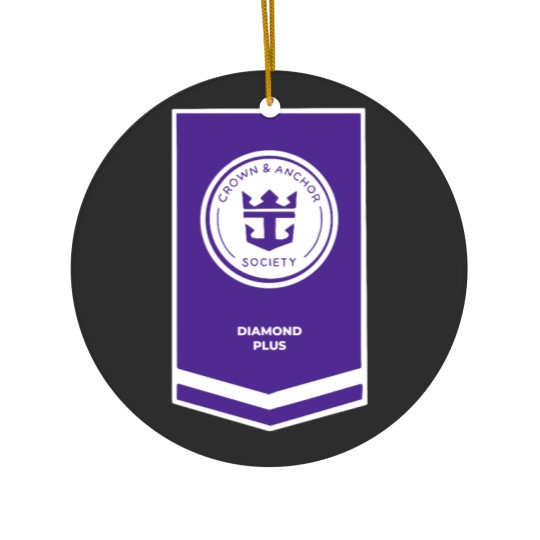 Discover Royal Caribbean Crown and Anchor Diamond Plus Ceramic Ornaments