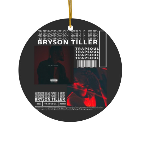 Discover Bryson Tiller Music Album Ceramic Ornaments, Merch Vintage Trapsoul For Lovers Rapper Ceramic Ornaments
