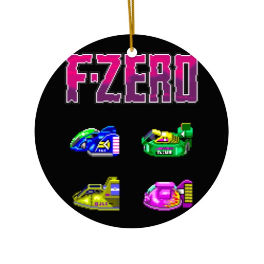 Discover F-Zero SNES Ceramic Ornaments